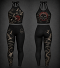 Whisper Crane Halter & Leggings