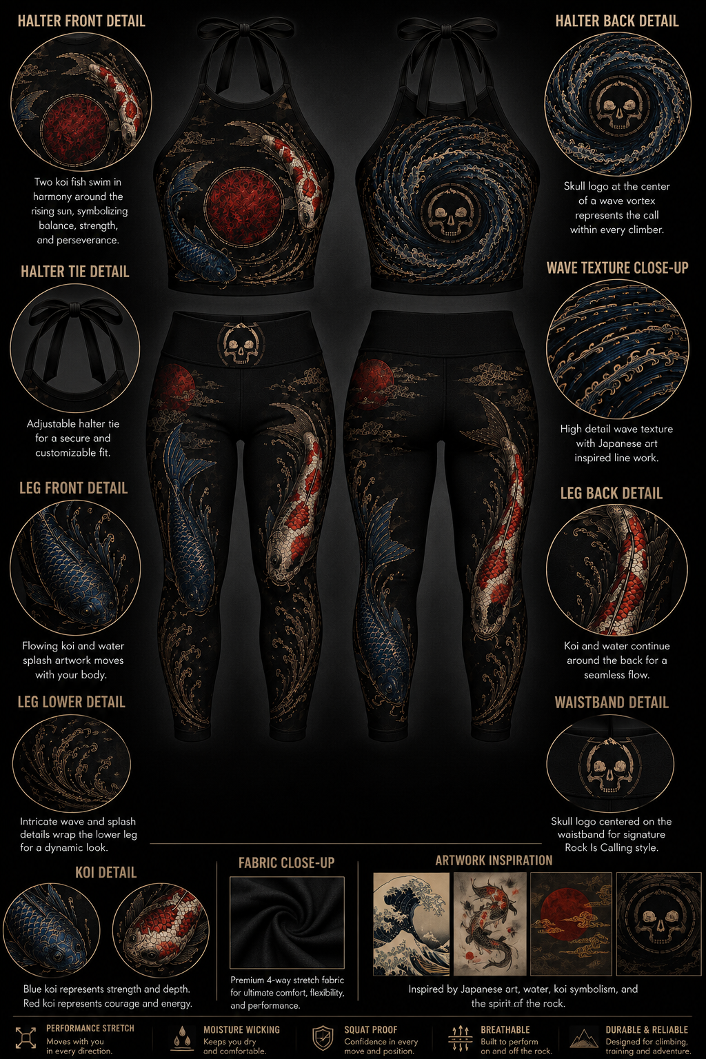 Whisper Koi Halter & Leggings
